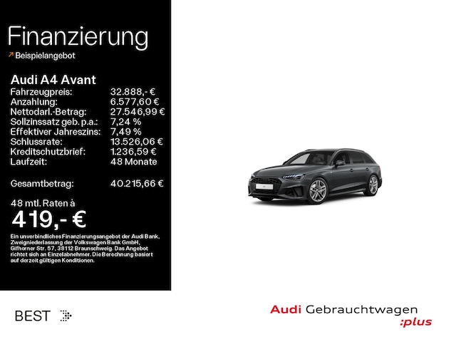 Audi A4 40 TFSI Avant S-Line S-Tronic