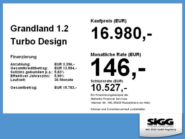 Opel Grandland X 1.2 Turbo Turbo