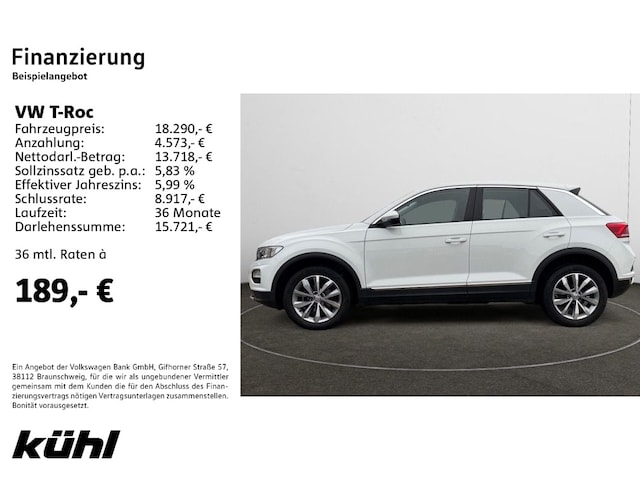 Volkswagen T-Roc 1.0 TSI Style