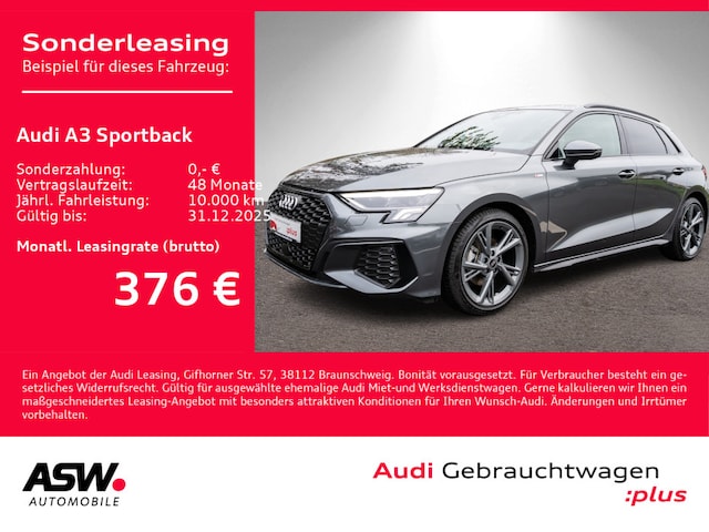 Audi A3 30 TFSI S-Line Sportback