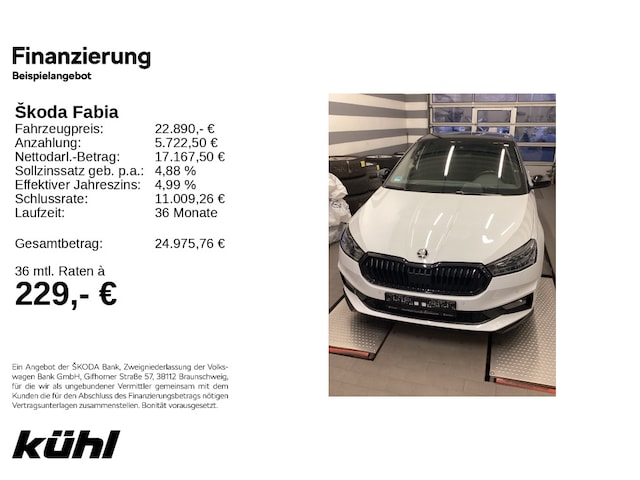 Skoda Fabia 1.5 TSI Monte Carlo