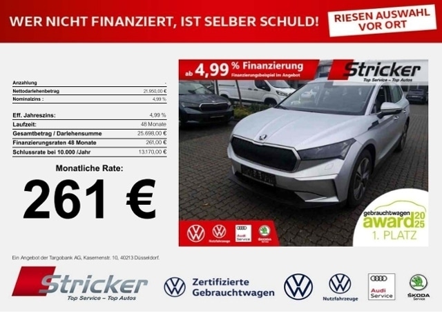 Skoda Enyaq iV60 261,-ohne Anzahlung Matrix Kamera