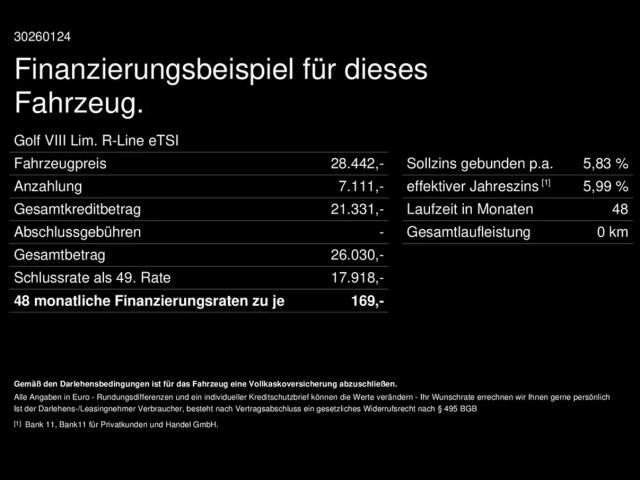 Volkswagen Golf DSG IQ.Drive R-Line
