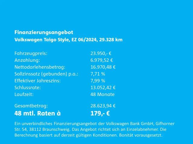 Volkswagen Taigo Style