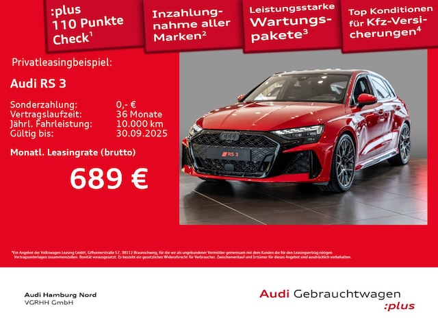 Audi RS3 Quattro S-Tronic Sportback