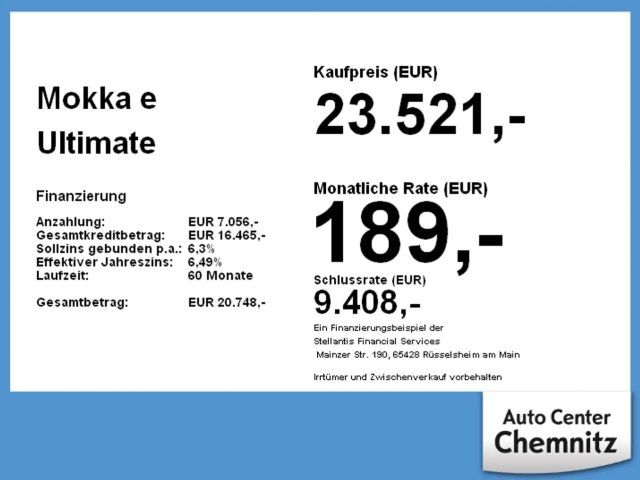 Opel Mokka Mokka-e Ultimate