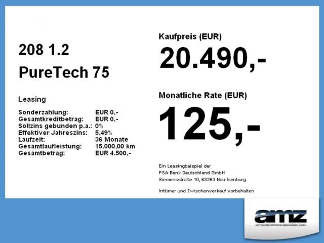 Peugeot 208 PureTech Style