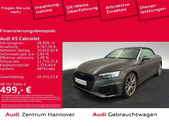 Audi A5 40 TFSI Cabriolet S-Line