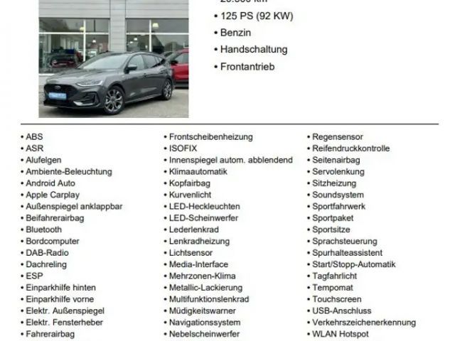 Ford Focus EcoBoost ST Line