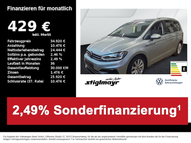 Volkswagen Touran 1.5 TSI DSG R-Line