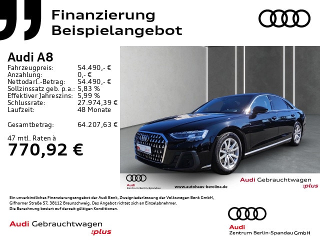 Audi A8 50 TDI Quattro