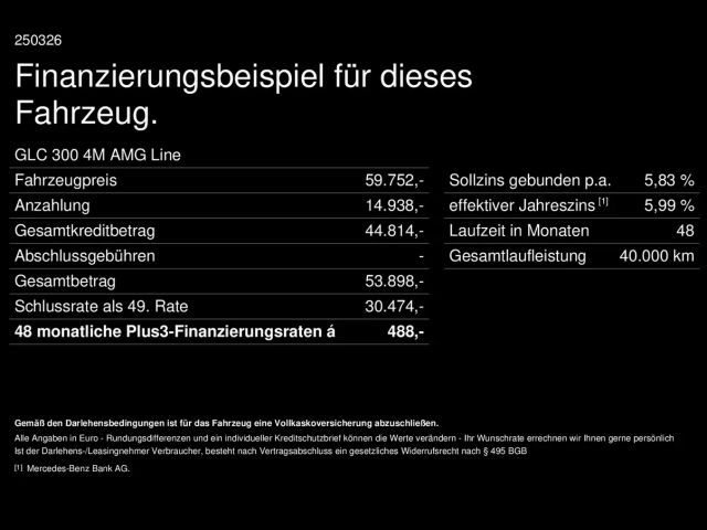 Mercedes-Benz GLC 300 4MATIC AMG Line Premium