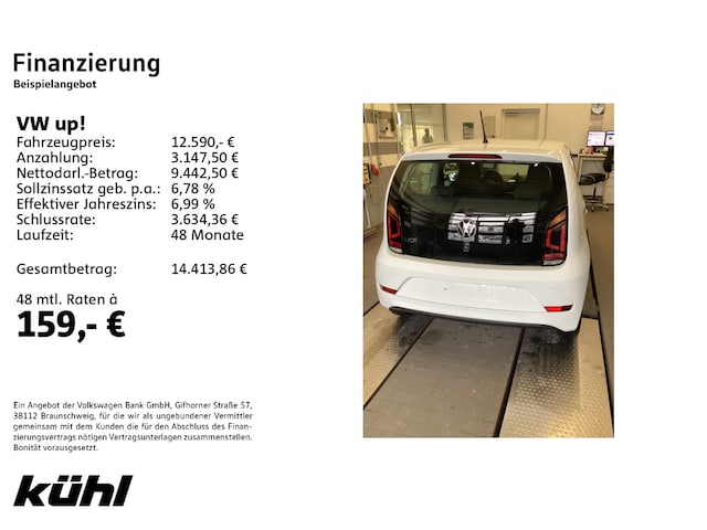 Volkswagen up! up! 1.0 Basis