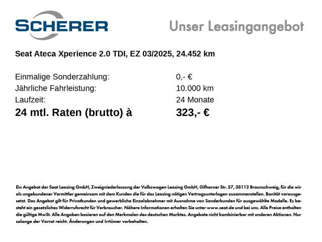 Seat Ateca 2.0 TDI DSG