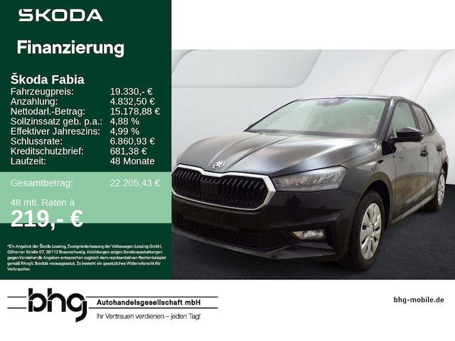 Skoda Fabia 1.0 TSI Selection