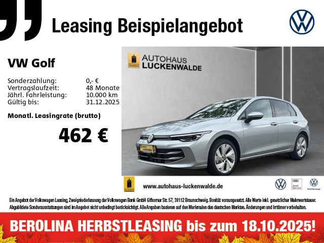 Volkswagen Golf 1.5 eTSI DSG Golf VIII Style