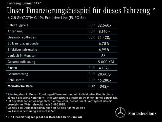 Mazda 6 Exclusive-line SkyActiv