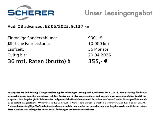 Audi Q3 35 TFSI S-Tronic