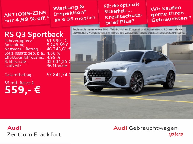Audi RS Q3 Quattro S-Tronic Sportback