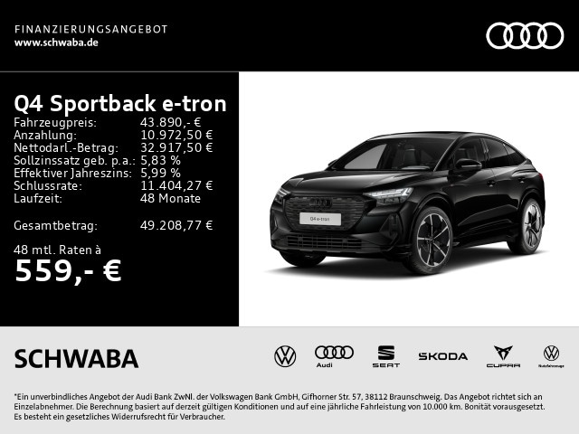 Audi Q4 e-tron 50 Quattro Sportback