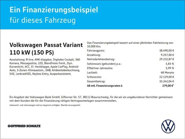 Volkswagen Passat 2.0 TDI DSG R-Line Variant