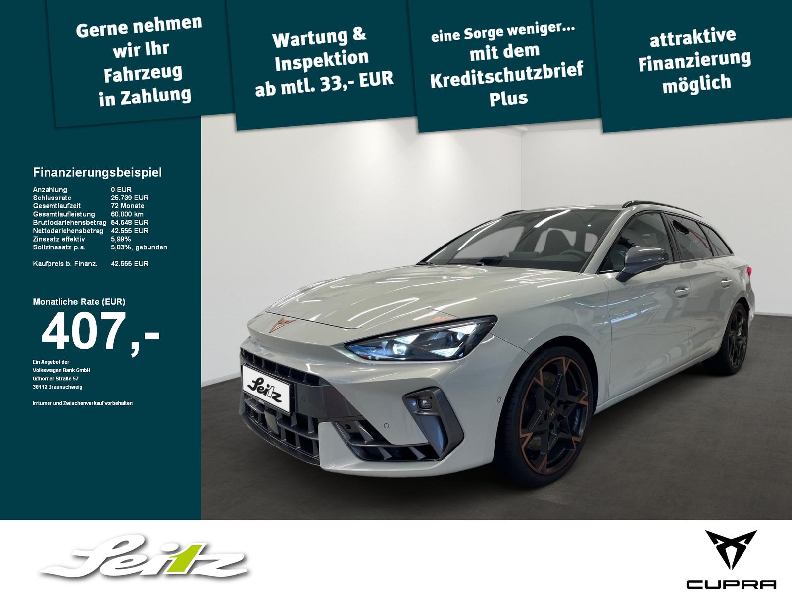Cupra Leon 2.0 TSI 4Drive Sportstourer VZ