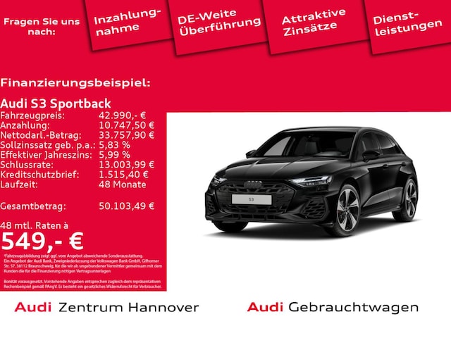 Audi S3 Quattro S-Tronic Sportback