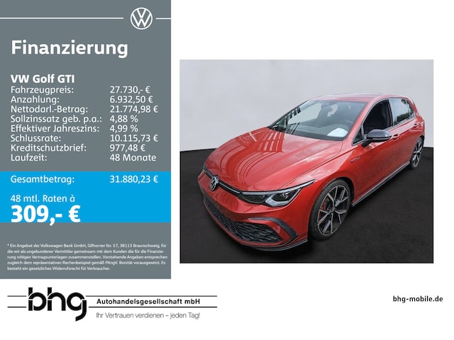 Volkswagen Golf 2.0 TSI DSG GTI