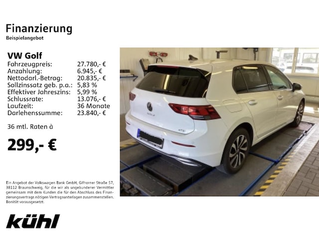 Volkswagen Golf 1.5 eTSI DSG Golf VIII