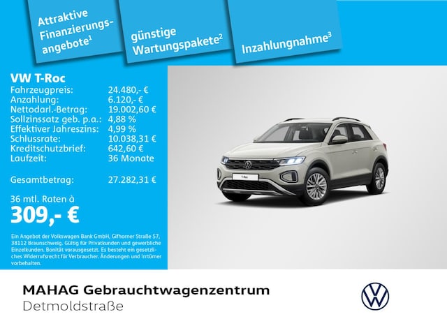 Volkswagen T-Roc 1.5 TSI DSG Life