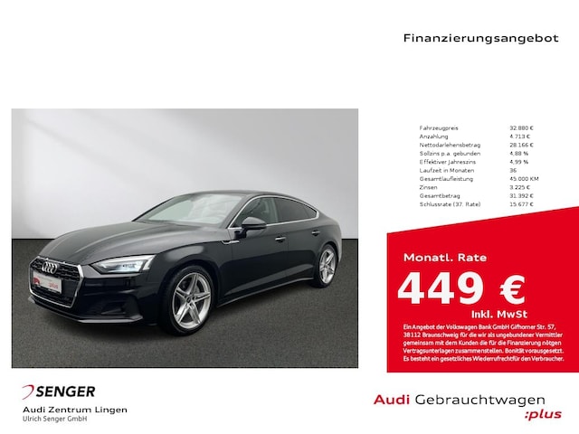 Audi A5 40 TDI S-Tronic Sportback