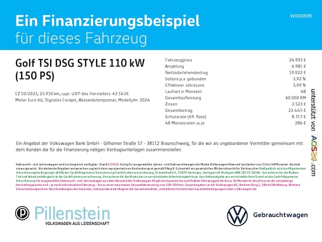 Volkswagen Golf DSG Style
