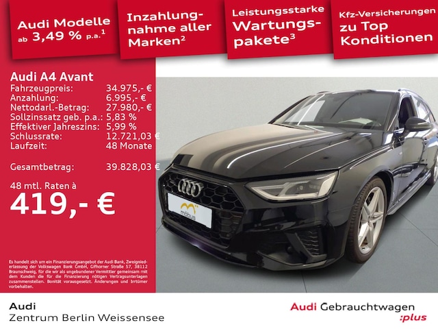 Audi A4 40 TDI Avant Quattro S-Line S-Tronic