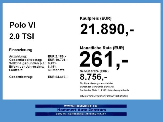 Volkswagen Polo 2.0 TSI GTI