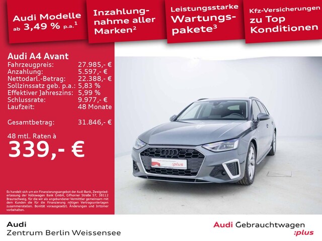 Audi A4 35 TDI Avant S-Tronic