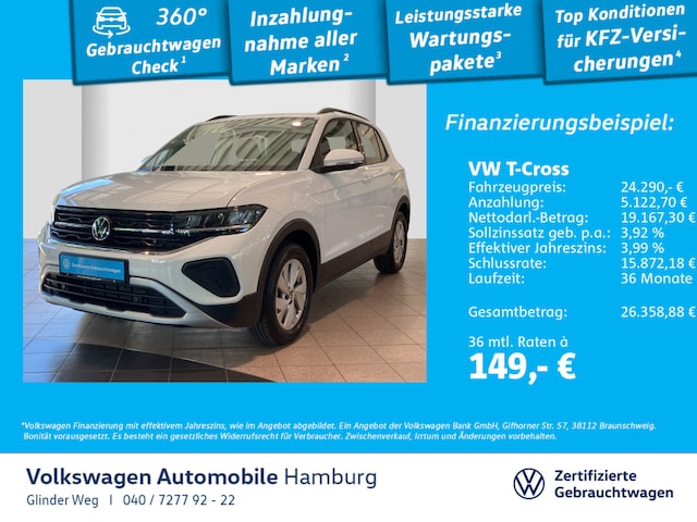 Volkswagen T-Cross 1.0 TSI DSG Life