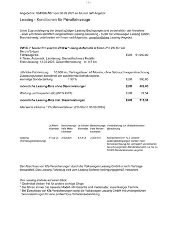 Volkswagen ID.7 Pro Tourer