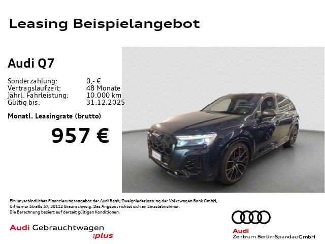 Audi Q7 55 TFSI Quattro S-Line