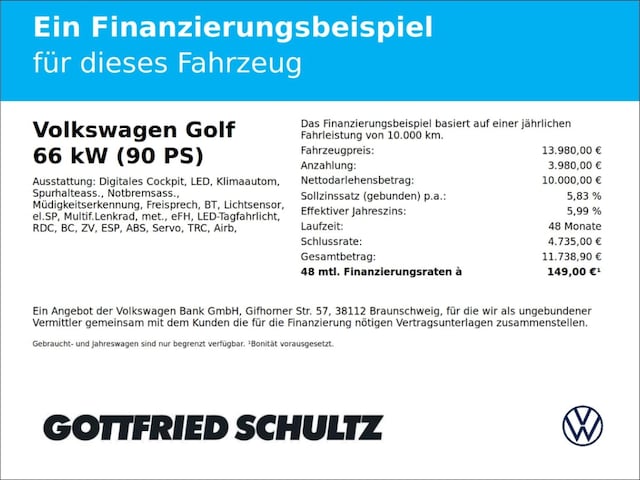 Volkswagen Golf 1.0 TSI