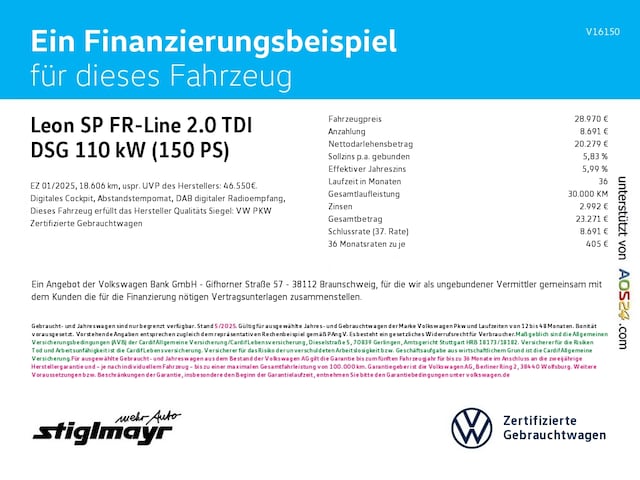 Seat Leon 2.0 TDI DSG FR-lijn Sportstourer