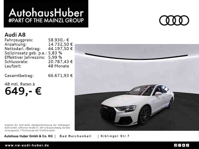 Audi A8 55 TFSI Quattro