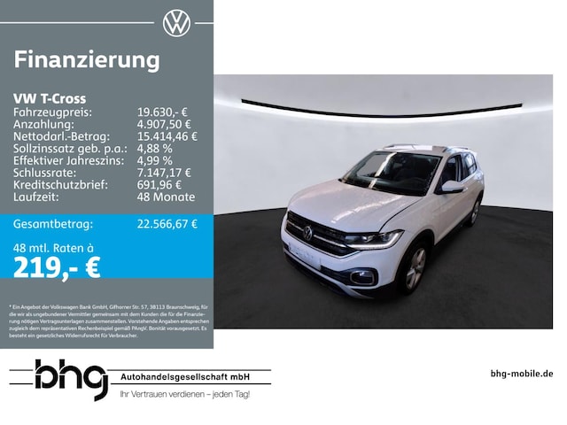 Volkswagen T-Cross 1.0 TSI Style