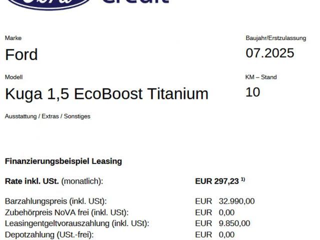 Ford Kuga EcoBoost Titanium