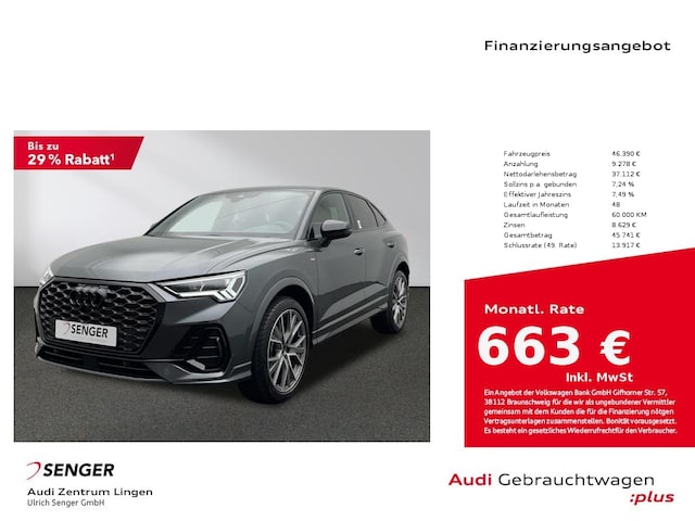 Audi Q3 35 TFSI S-Line S-Tronic Sportback