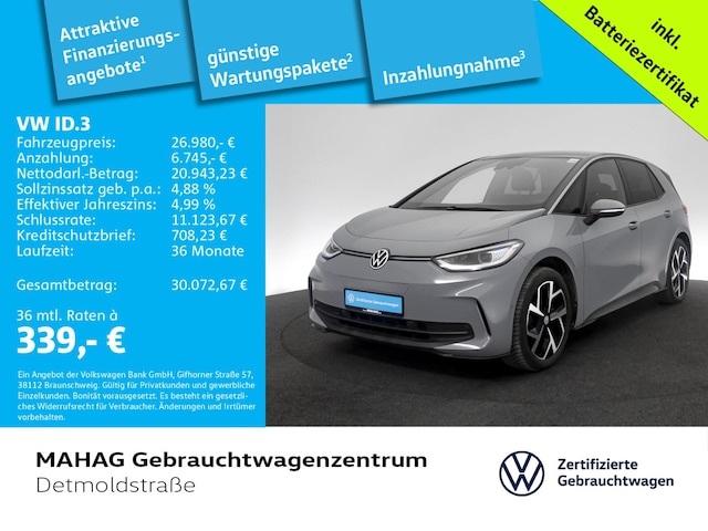 Volkswagen ID.3 IQ.Drive Performance Pro
