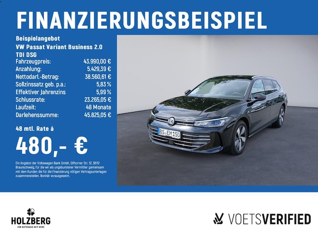 Volkswagen Passat 2.0 TDI Business DSG Variant