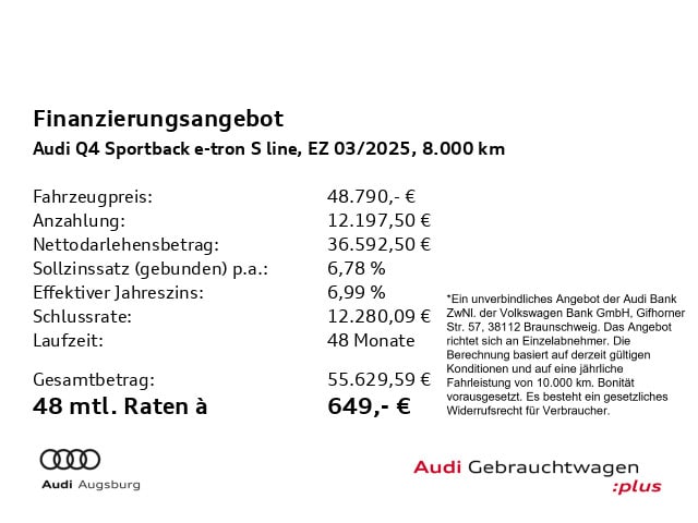 Audi Q4 e-tron Sportback