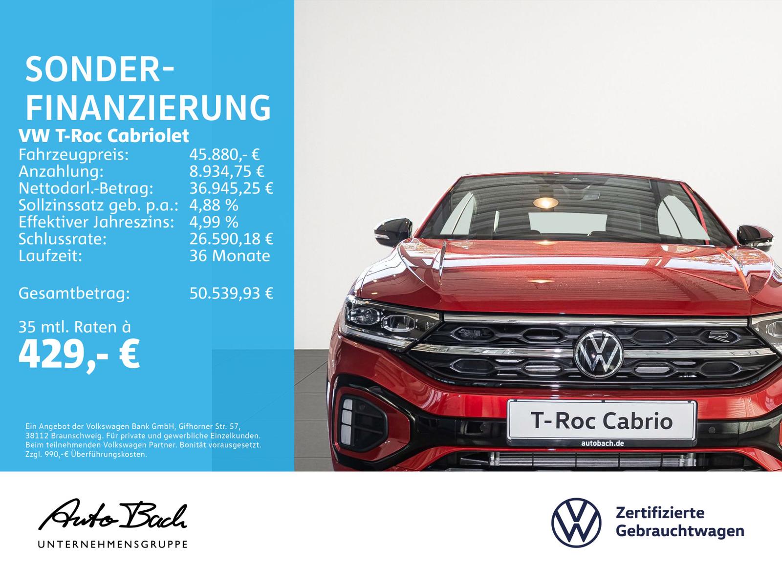 Volkswagen T-Roc Cabriolet DSG R-Line