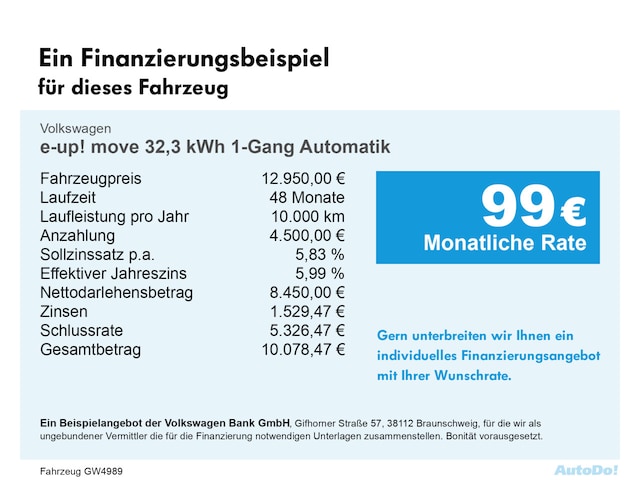Volkswagen e-up! Move Move up!