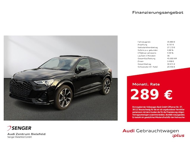 Audi Q3 45 TFSI Quattro S-Tronic Sportback
